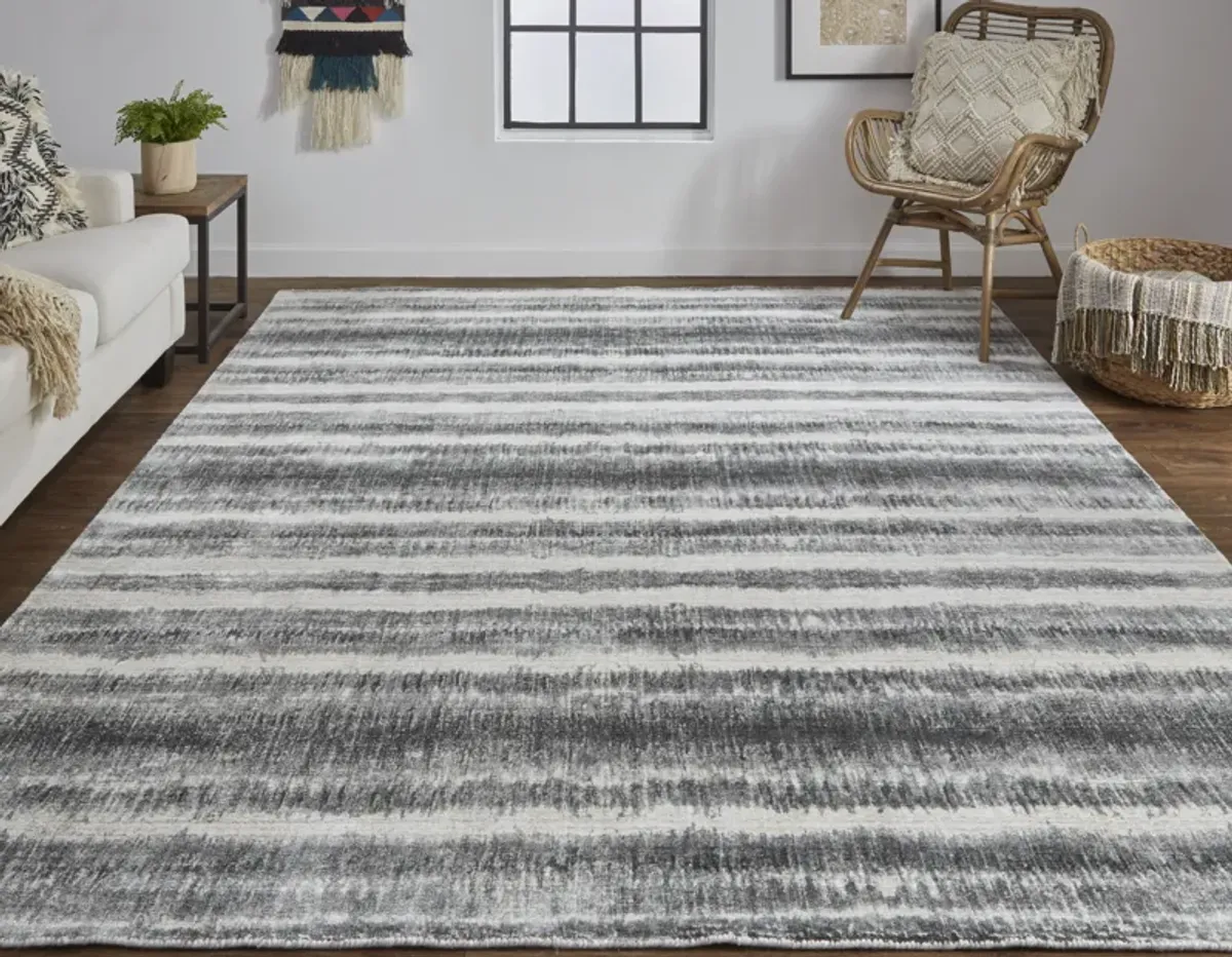 Mackay 8824F Gray/Ivory/Black 9' x 12' Rug