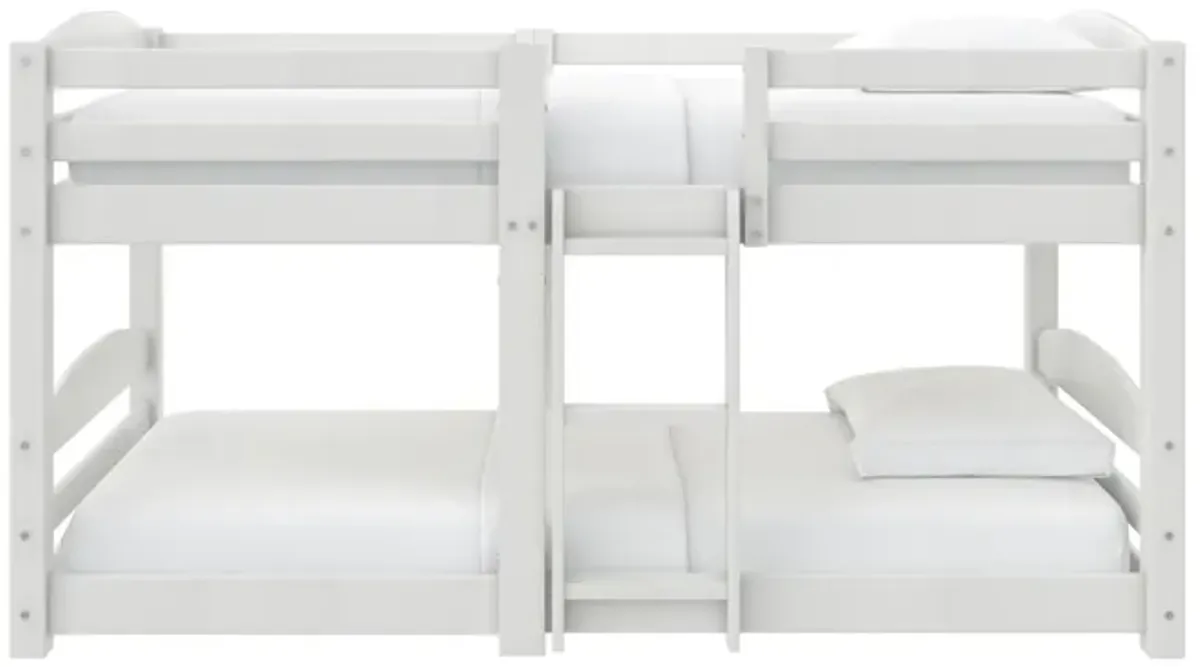 DHP Birley Low Wood Twin over Twin Bunk Bed for Kids