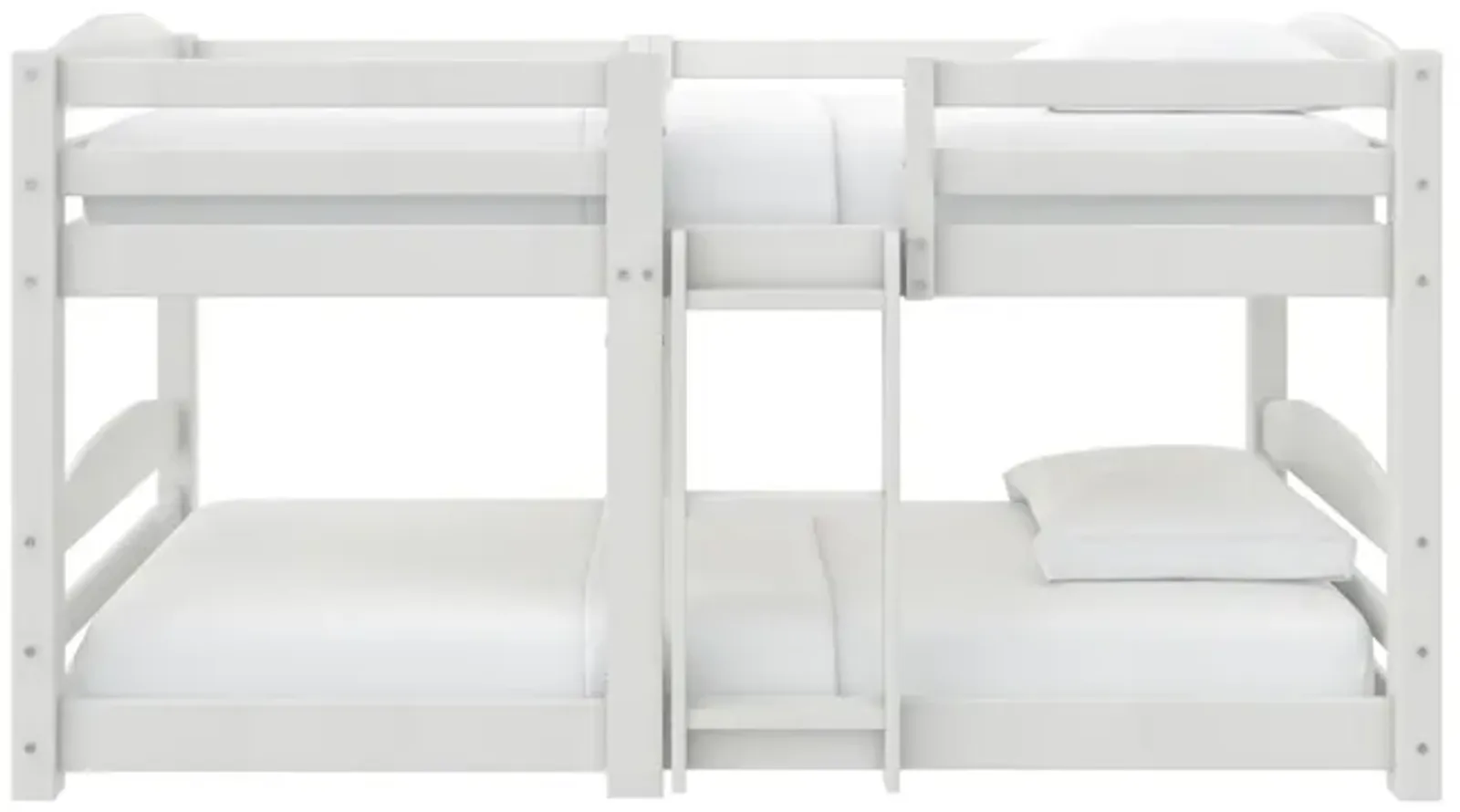 DHP Birley Low Wood Twin over Twin Bunk Bed for Kids