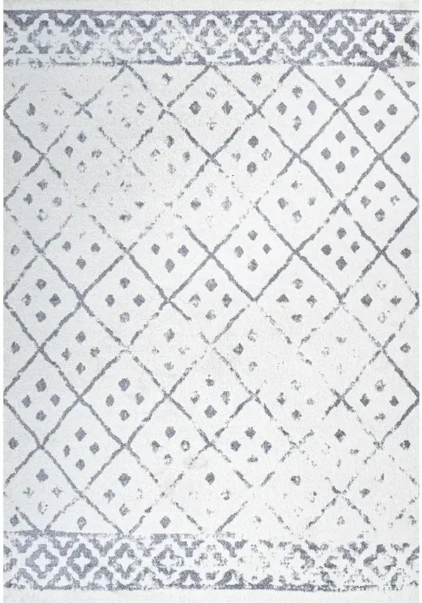 Juba Moroccan Geometric Diamond Area Rug