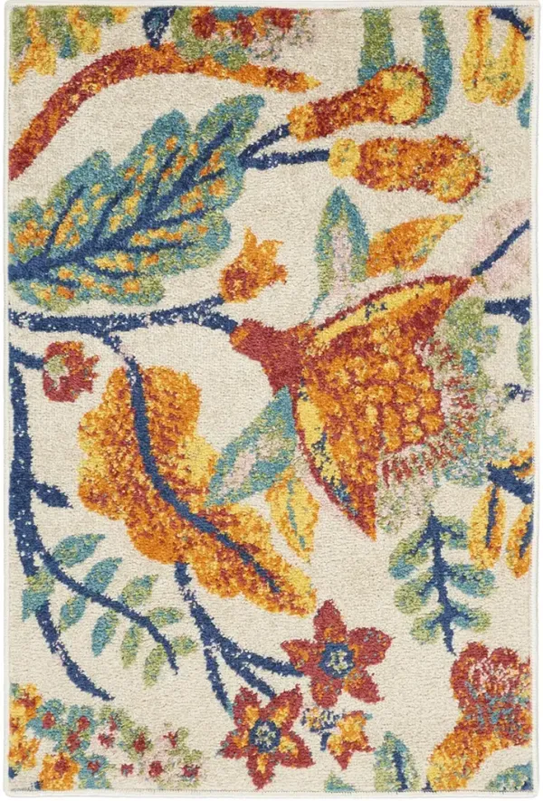 Allur ALR09 Ivory/Multicolor 2' x 3' Rug