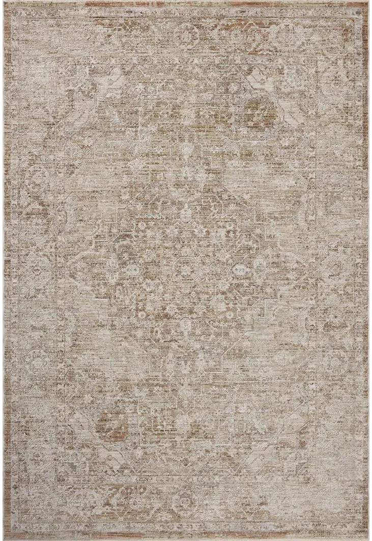 II Tabitha Natural/Clay 5'3" x 7'9" Area Rug by Loloi II