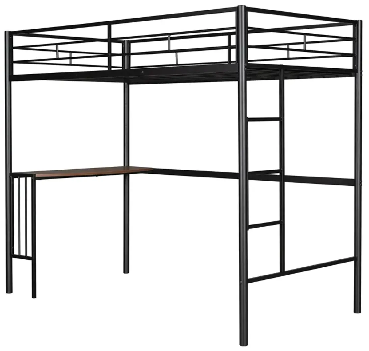 Merax Metal Bunk Bed with Desk