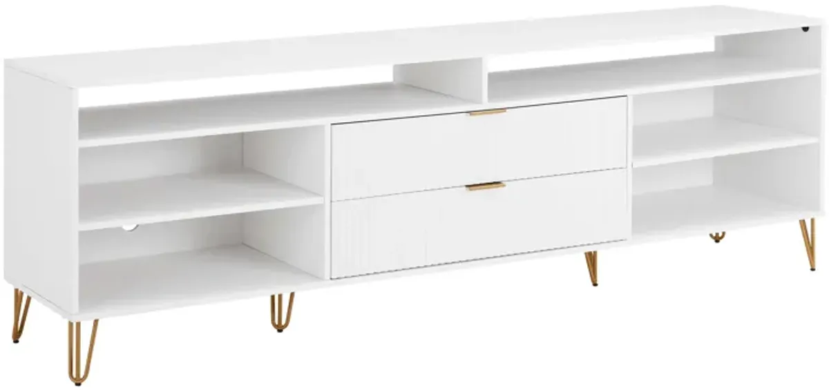 Dumbo Large TV Stand in White