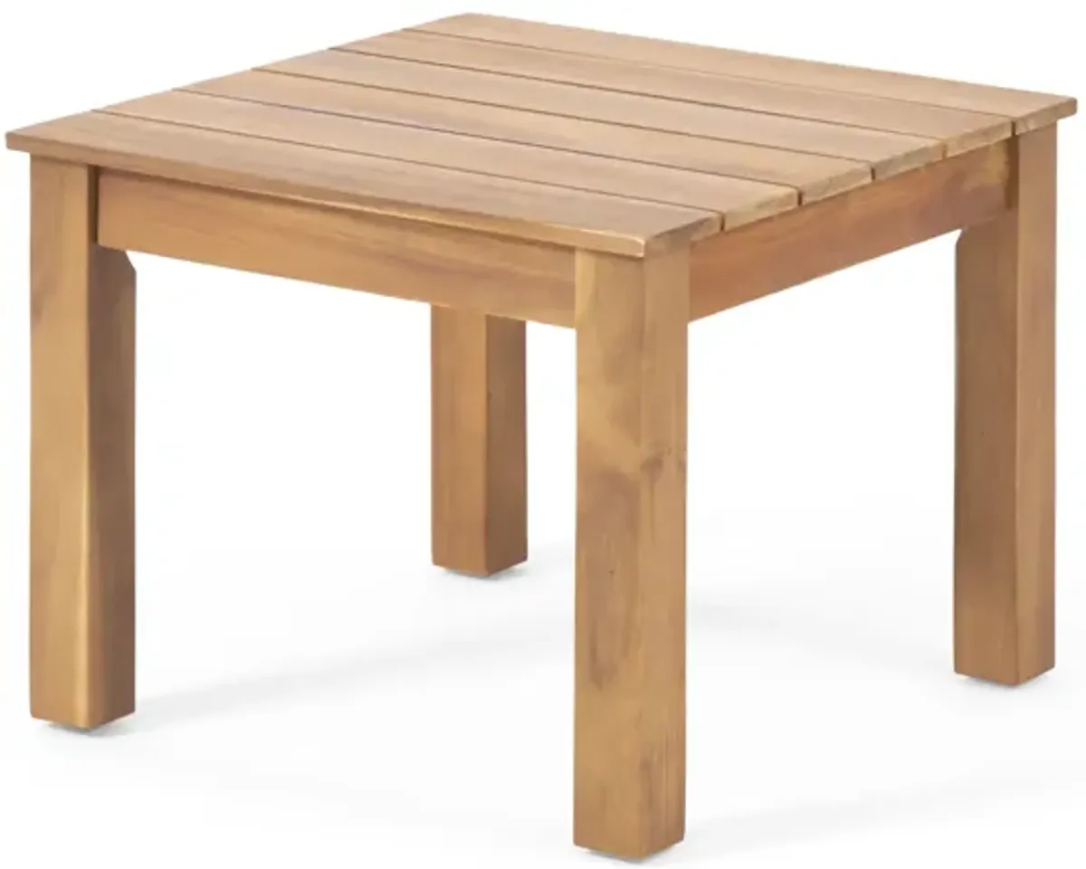 Merax Modern Wooden Square Side Table Coffee Table