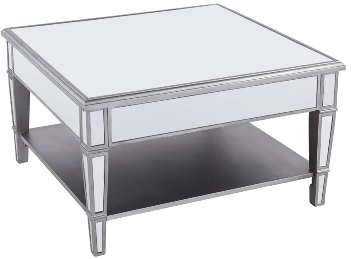 Wedlyn Square Mirrored Coffee Table