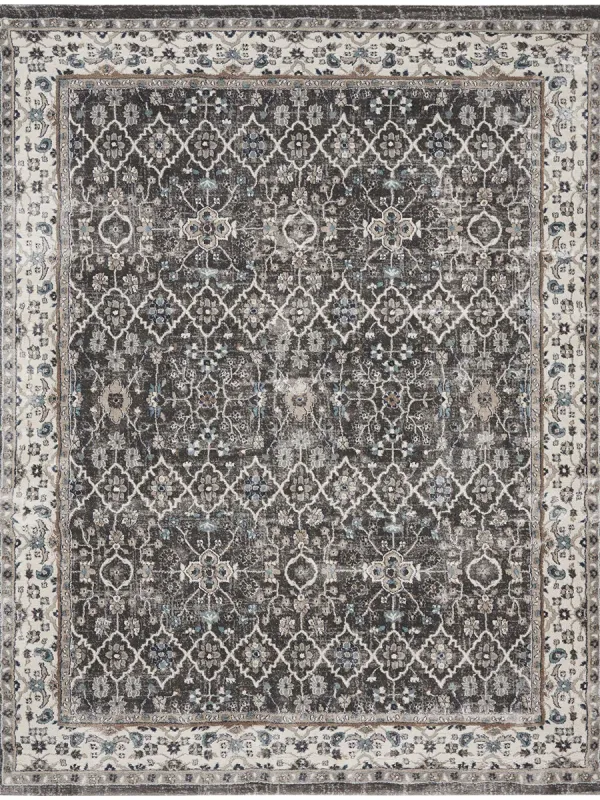American Manor AMR01 Gray/Ivory 7'10" x 9'10" Rug