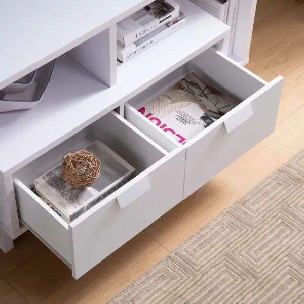 Streamdale TV Stand White for Home or Office Use