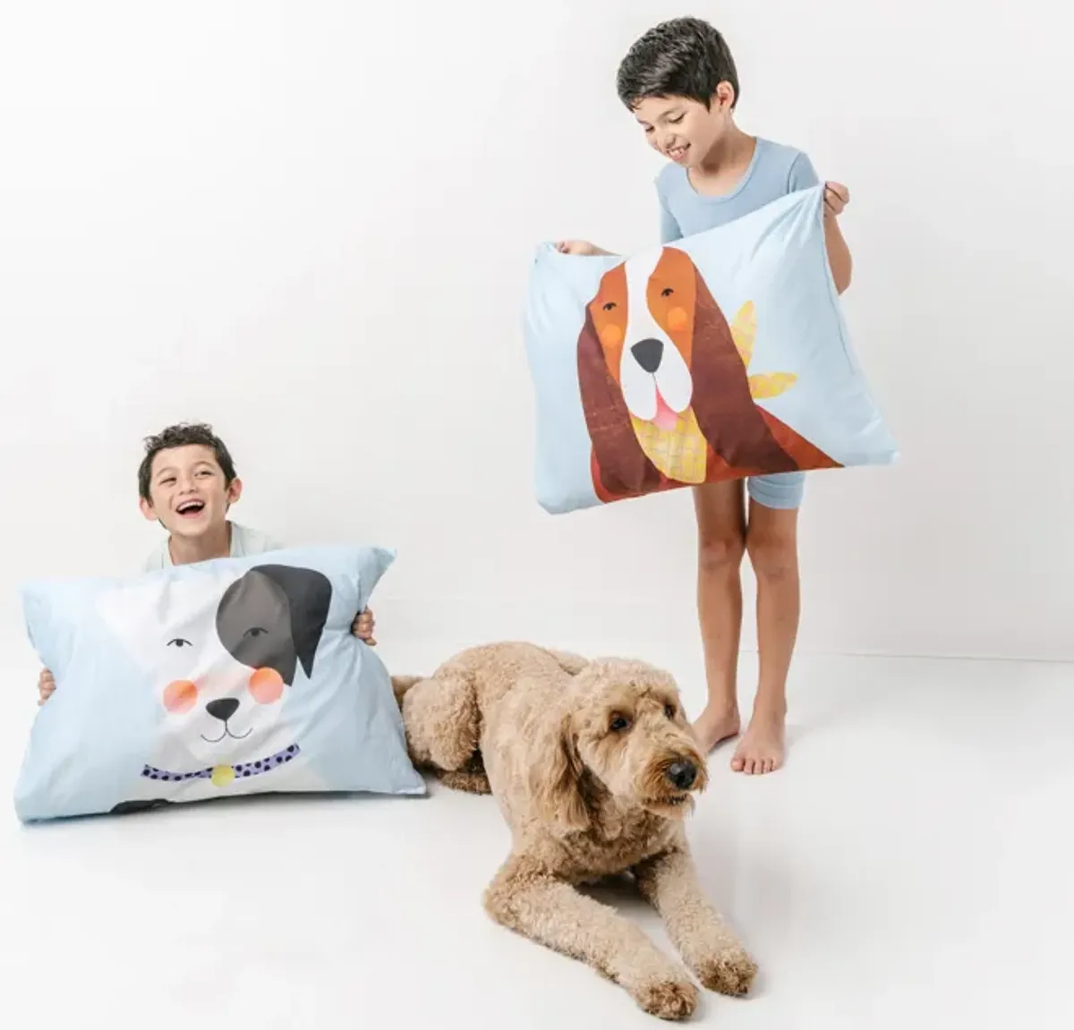 At the Dog Park 100% Cotton Duvet & Pillowcase Set - Twin