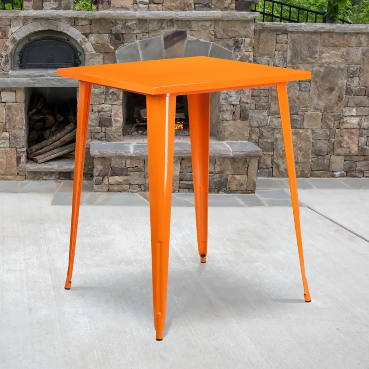 Metal Colorful Restaurant Bar Tables