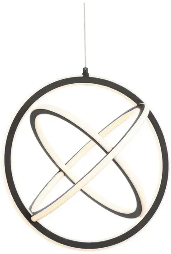 Orbit 16.5" Adjustable Integrated LED Metal Pendant