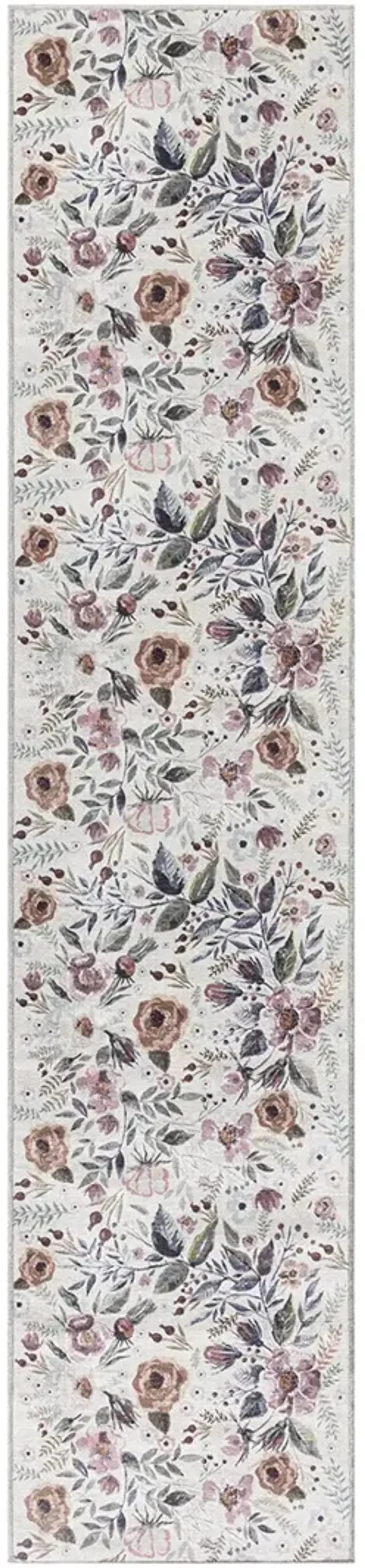 Nourison Washables NWB01 Ivory/Pink 2' x 3' Rug