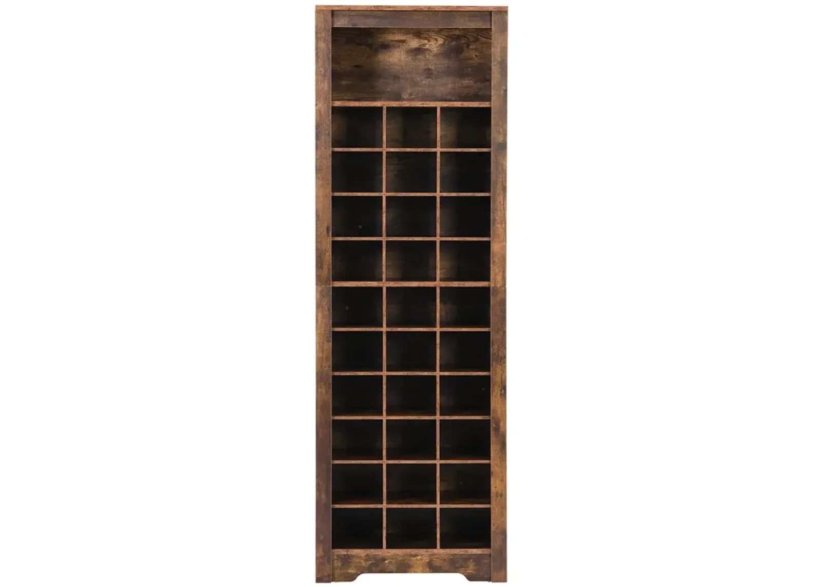 Merax Contemporary Cubby Console  Shoe Cabinet