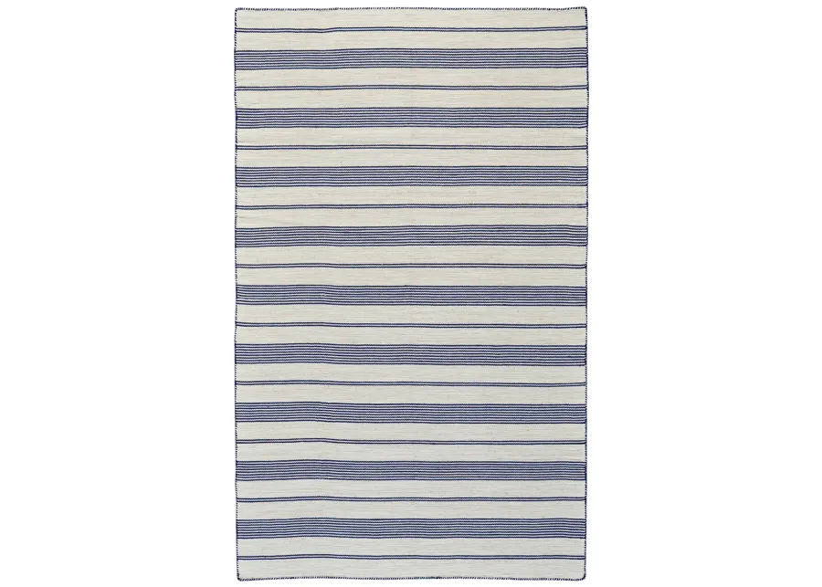 Duprine 0560F White/Ivory/Blue 4' x 6' Rug