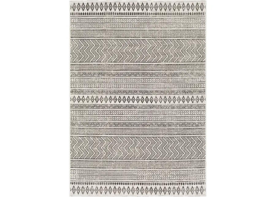 Eagean EAG-2345 4'3' x 5'11' Black Rug