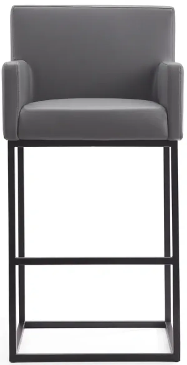 Ambassador Gray Bar Stools (Set of 3)