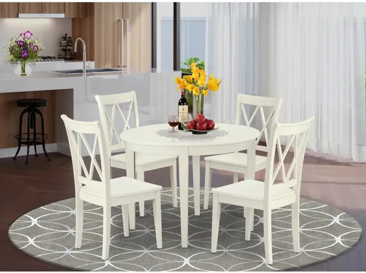 Dining Room Set Linen White