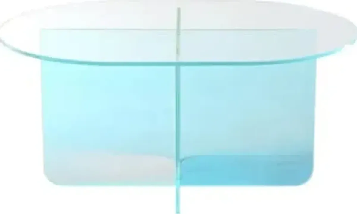 Fomo Coffee Table in Iridescent Glass