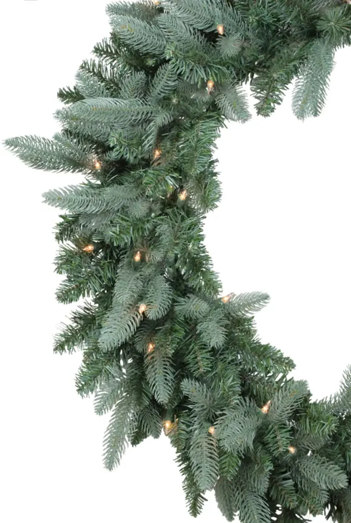 Pre-Lit Washington Frasier Fir Artificial Christmas Wreath  48 inch - Clear Lights