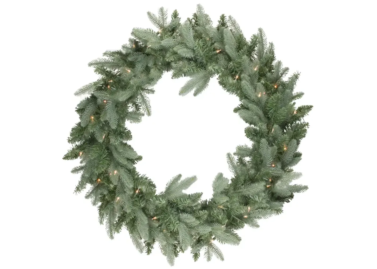 Pre-Lit Washington Frasier Fir Artificial Christmas Wreath  48 inch - Clear Lights