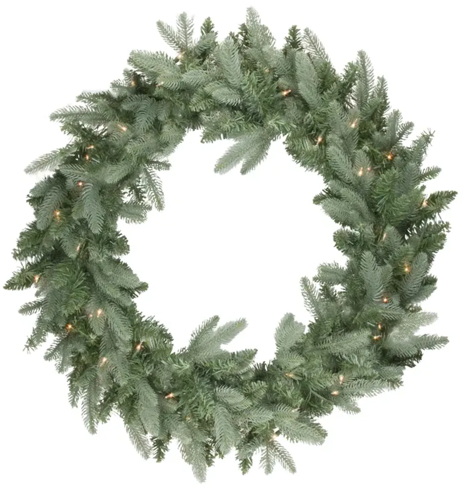 Pre-Lit Washington Frasier Fir Artificial Christmas Wreath  48 inch - Clear Lights