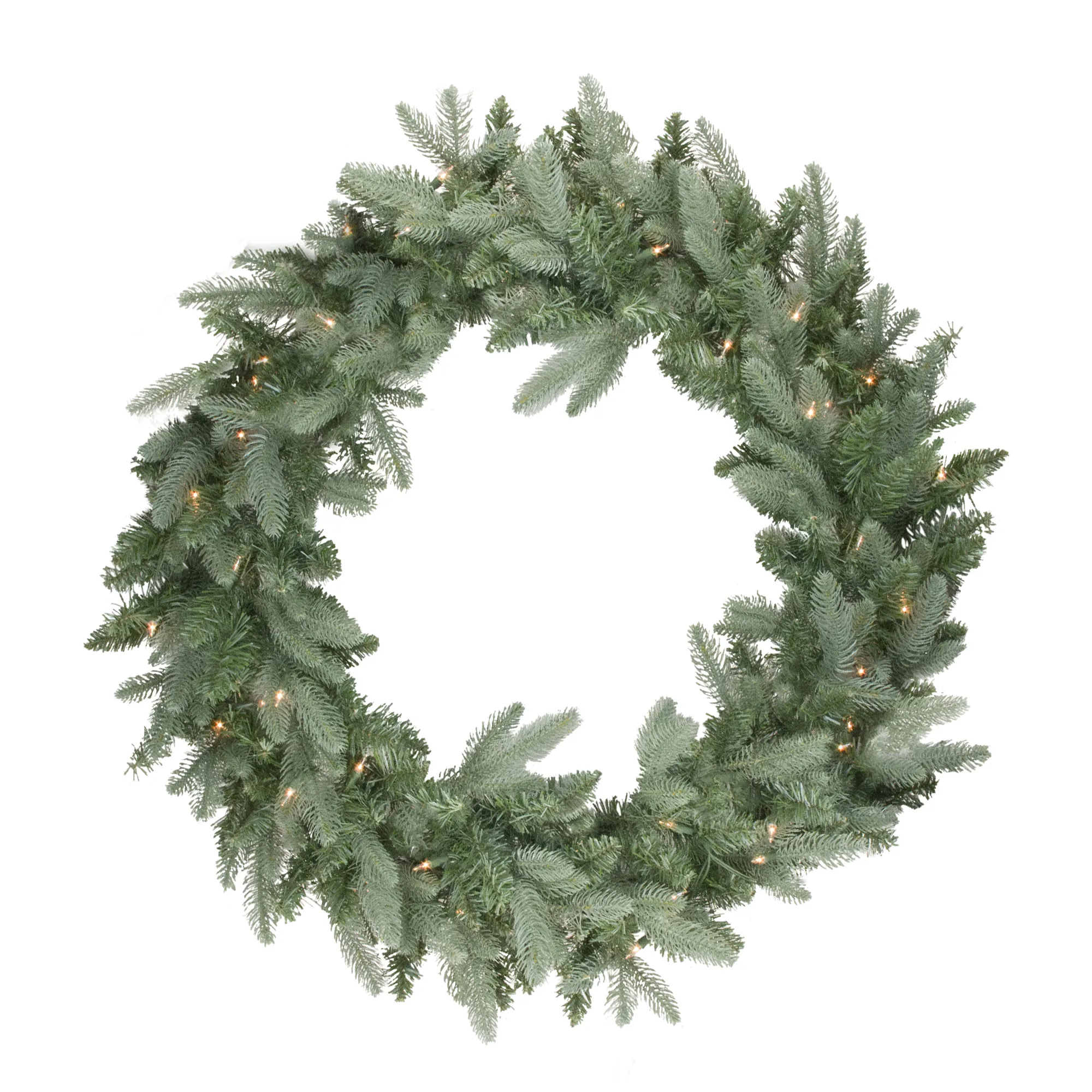 Pre-Lit Washington Frasier Fir Artificial Christmas Wreath  48 inch - Clear Lights