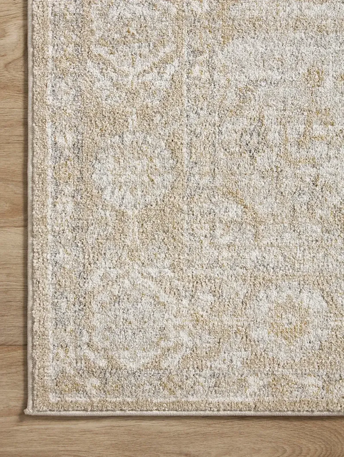 Odette ODT05 Beige/Silver 4' x 6' Rug