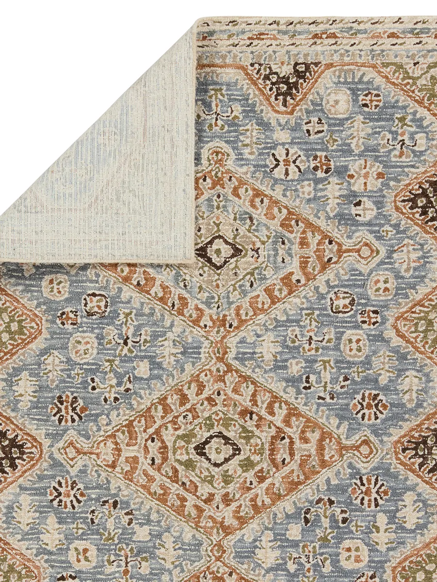 Cardamom Zascha Blue 5' x 8' Rug