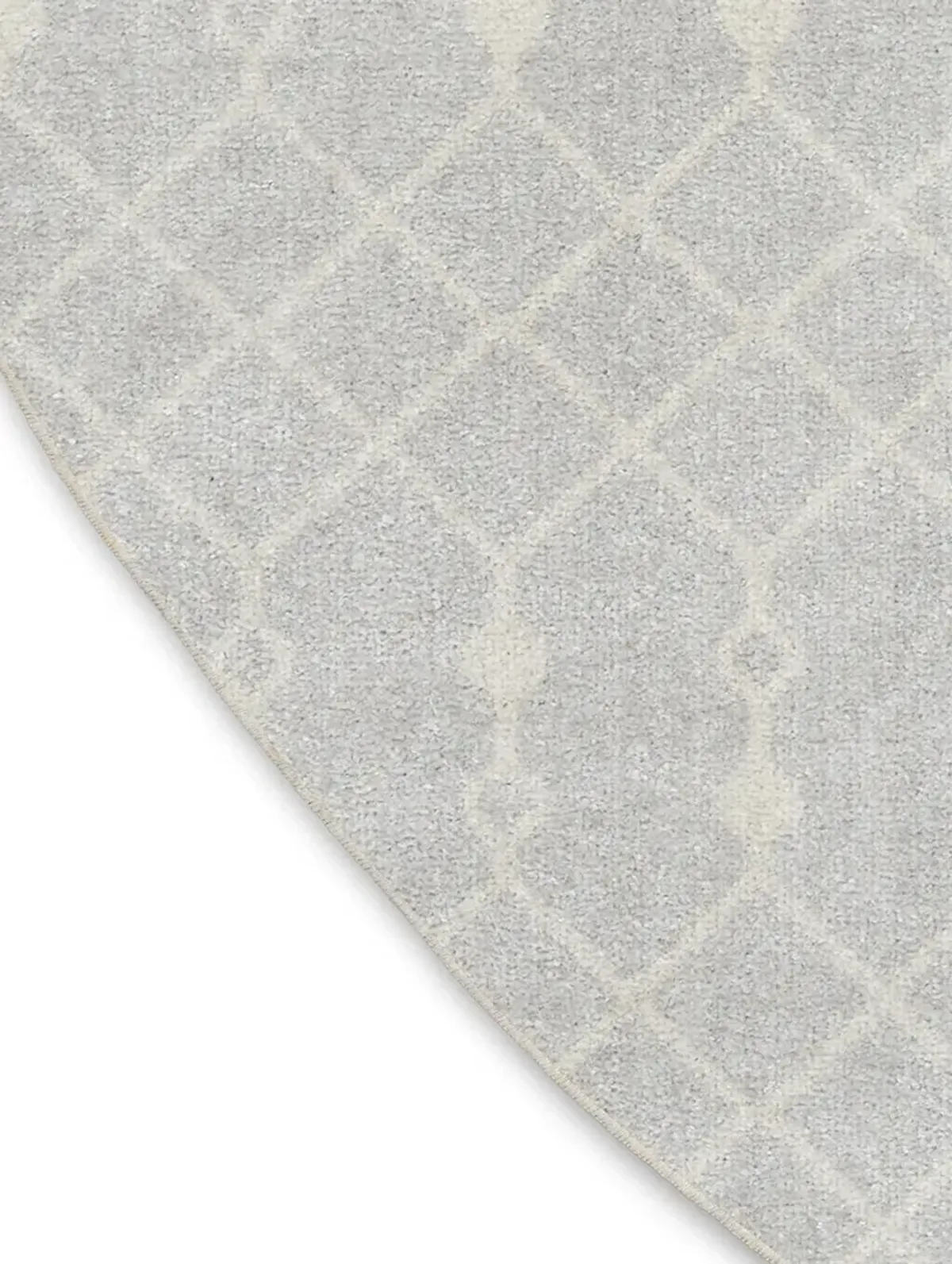 Astra Machine Washable ASW10 Gray 4' Round Rug