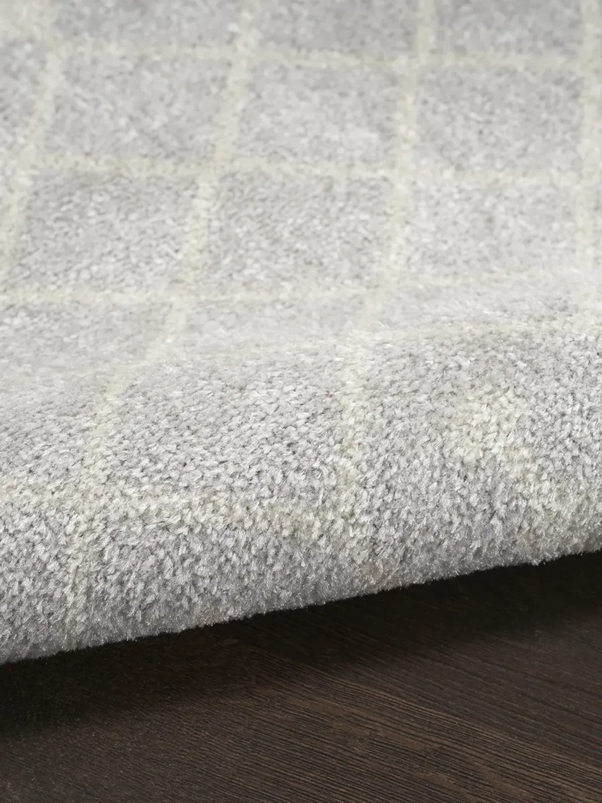 Astra Machine Washable ASW10 Gray 4' Round Rug