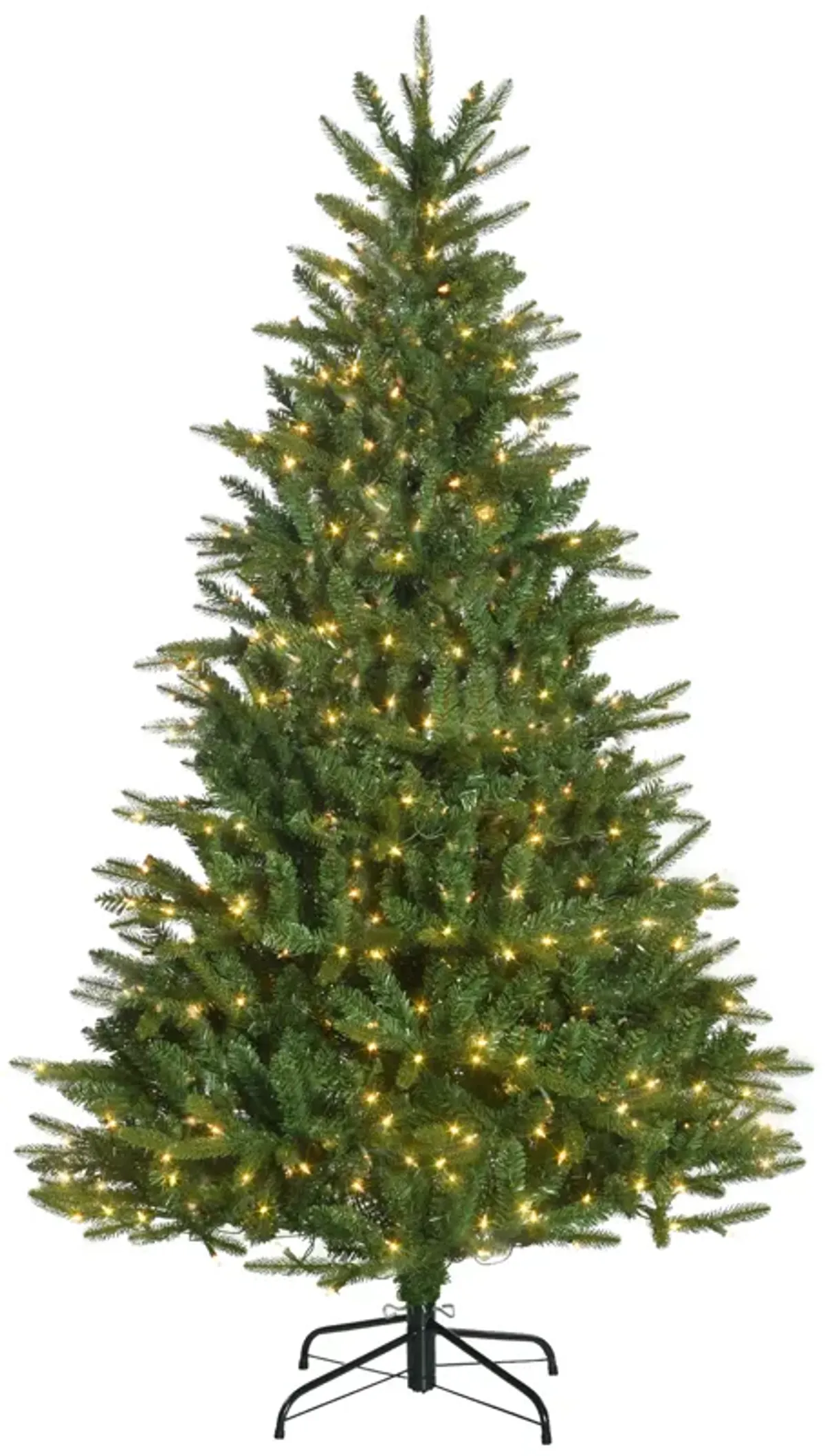 6ft Tall Prelit Artificial Christmas Tree Holiday Décor with 936 Branches