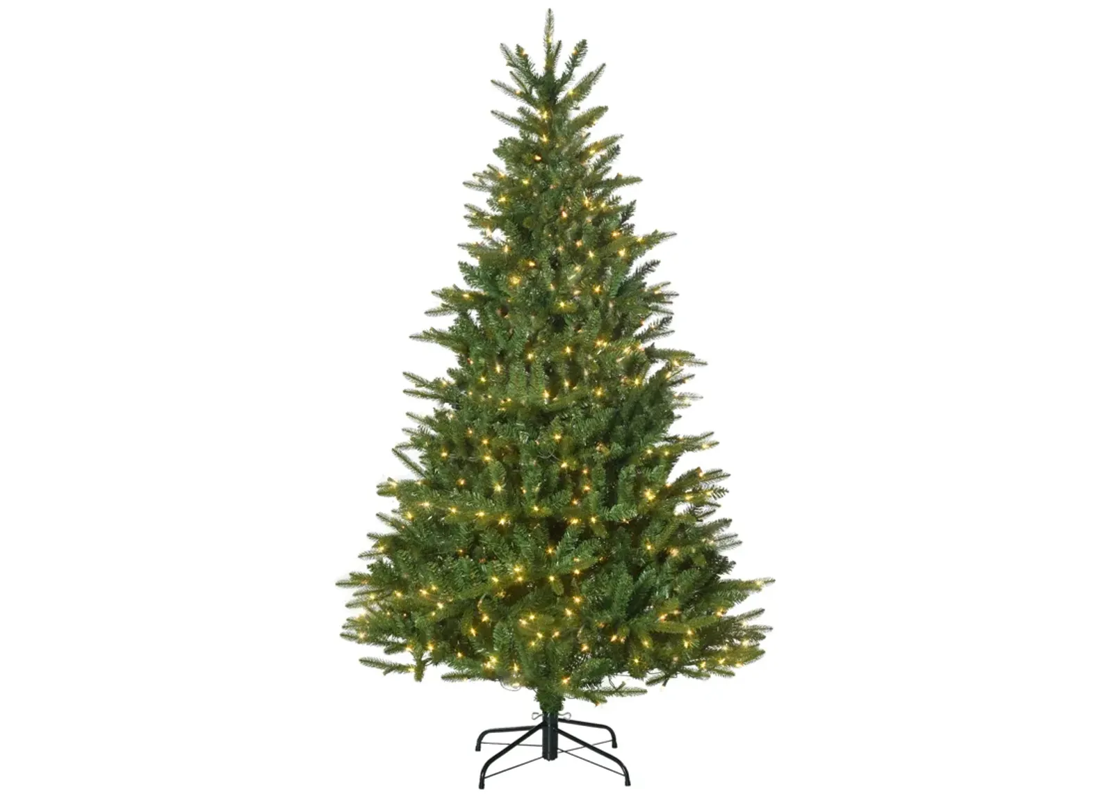 6ft Tall Prelit Artificial Christmas Tree Holiday Décor with 936 Branches