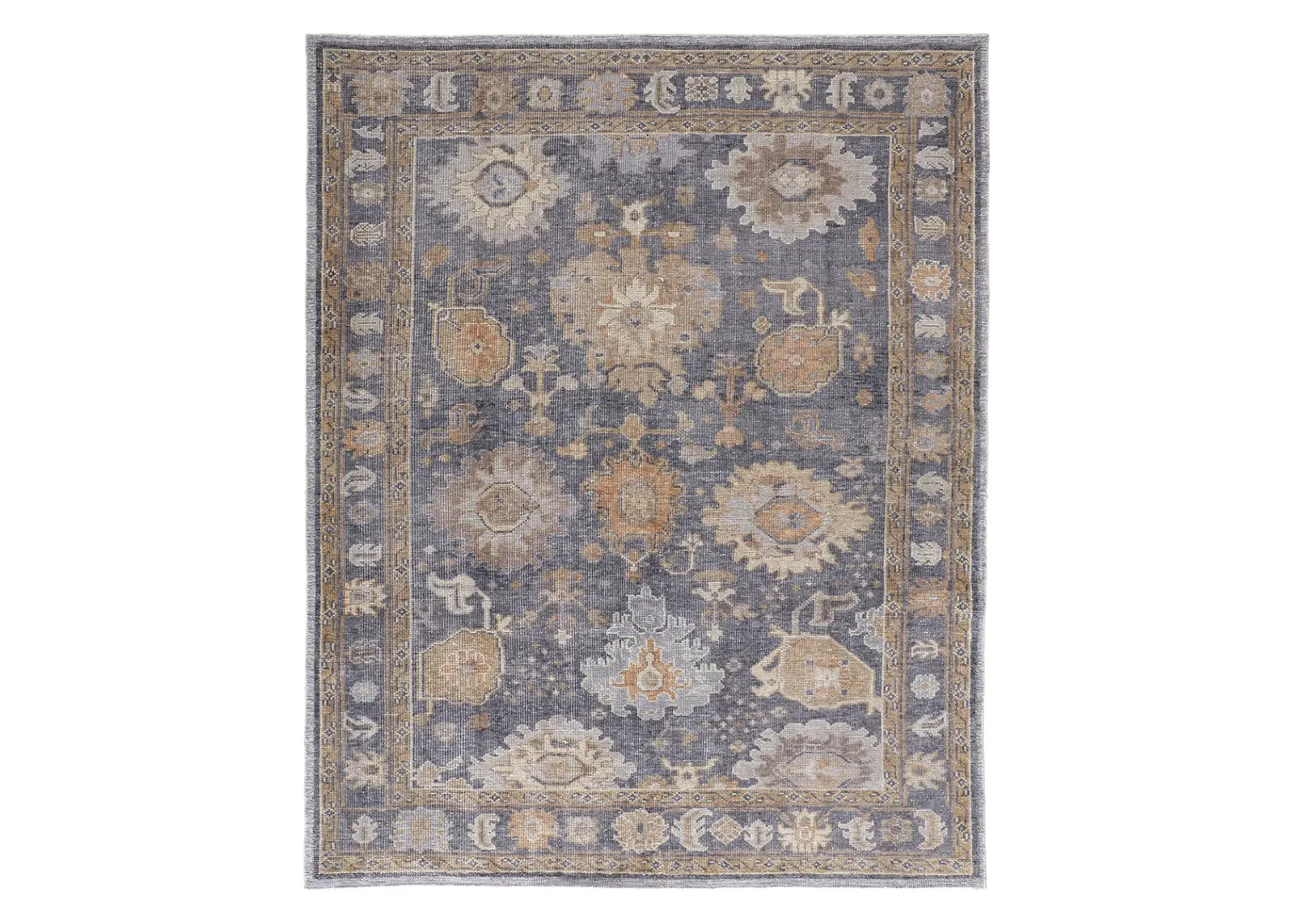 Wendover 6842F Gray/Blue/Tan 9' x 12' Rug