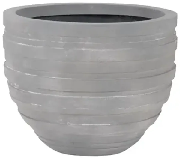 June Small Planter in Raw Gray