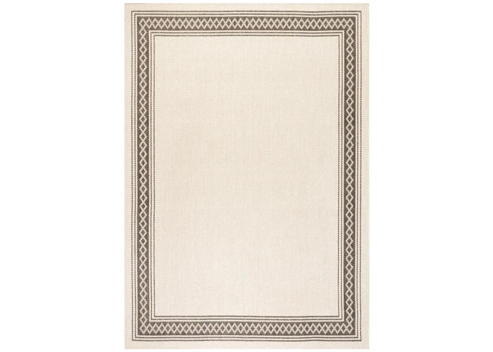 Lucia Classic Diamond Border Indoor/Outdoor Area Rug