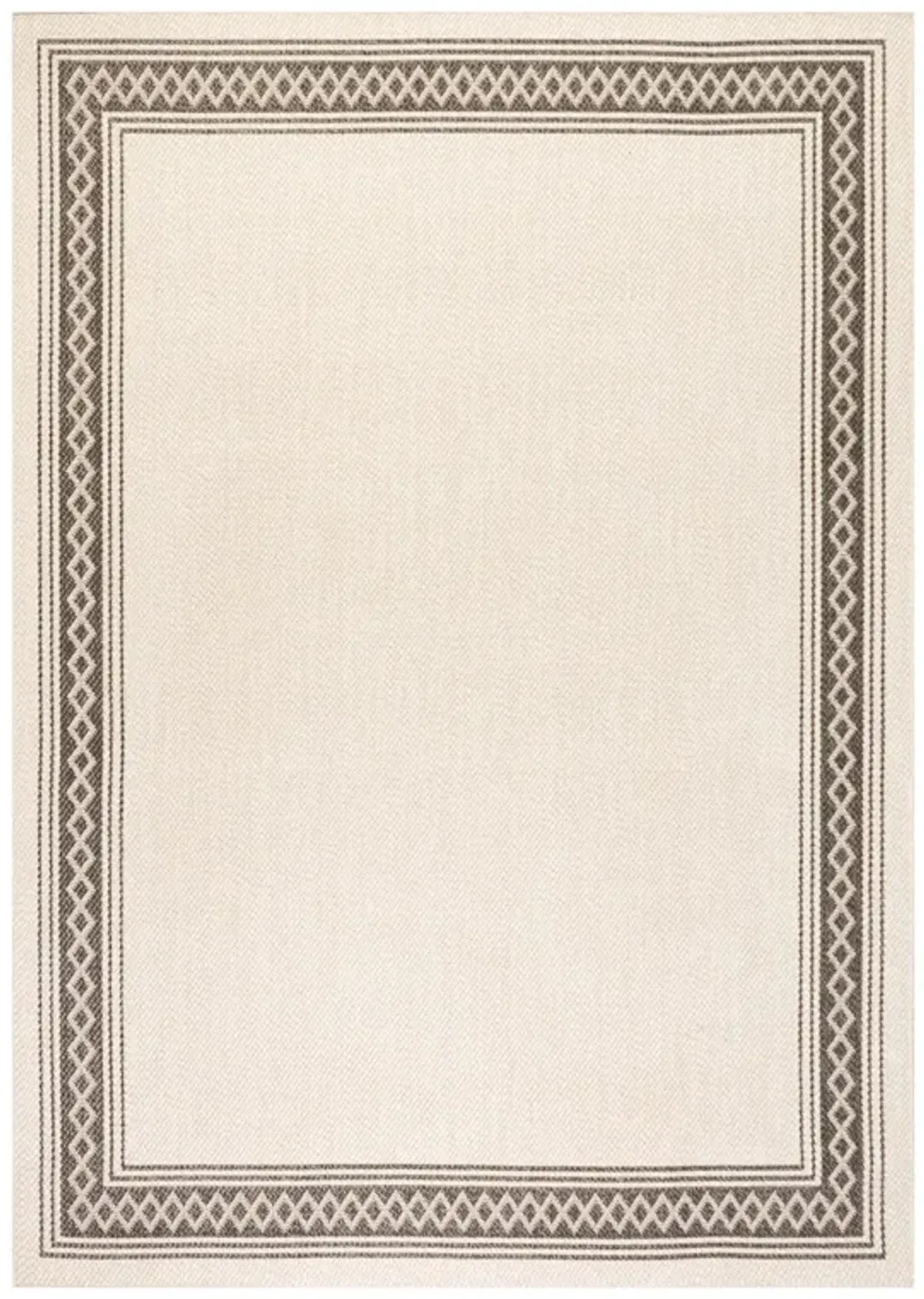 Lucia Classic Diamond Border Indoor/Outdoor Area Rug