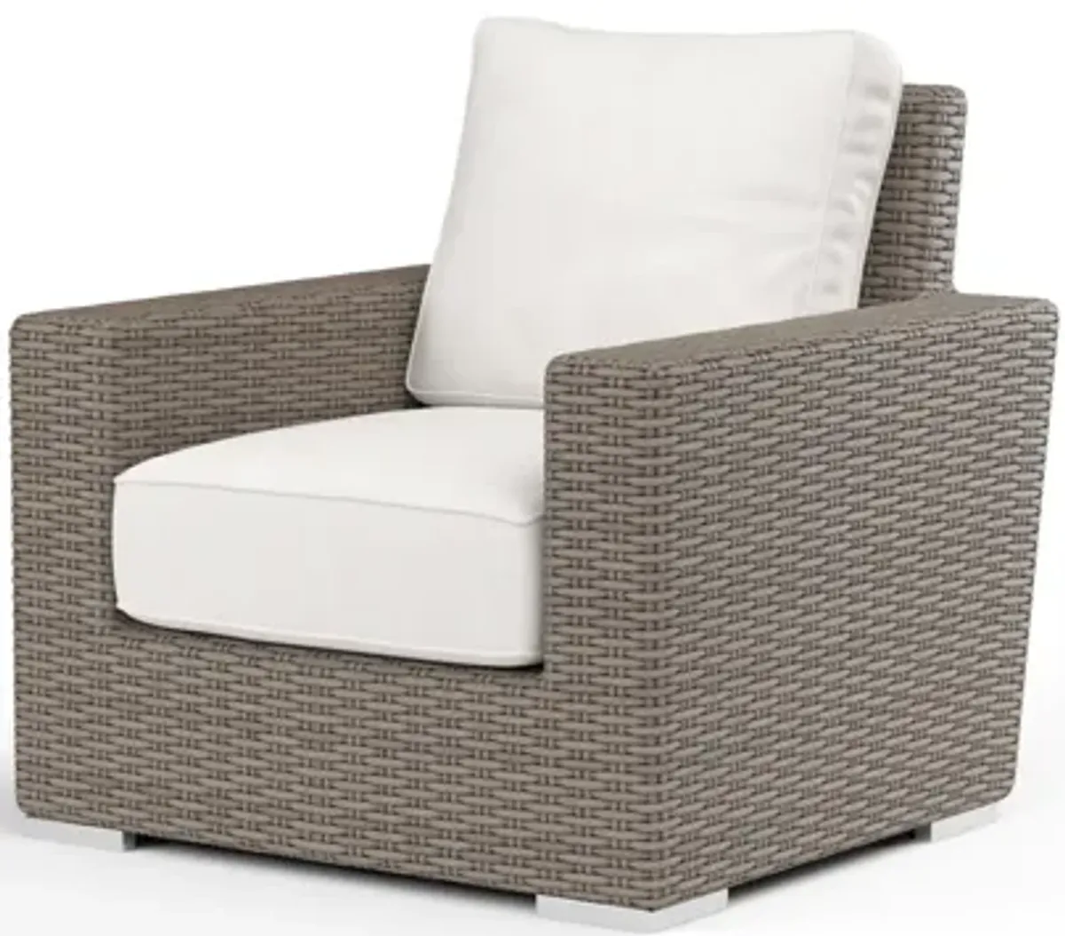 Coronado Club Chair in Canvas Flax w/ Self Welt