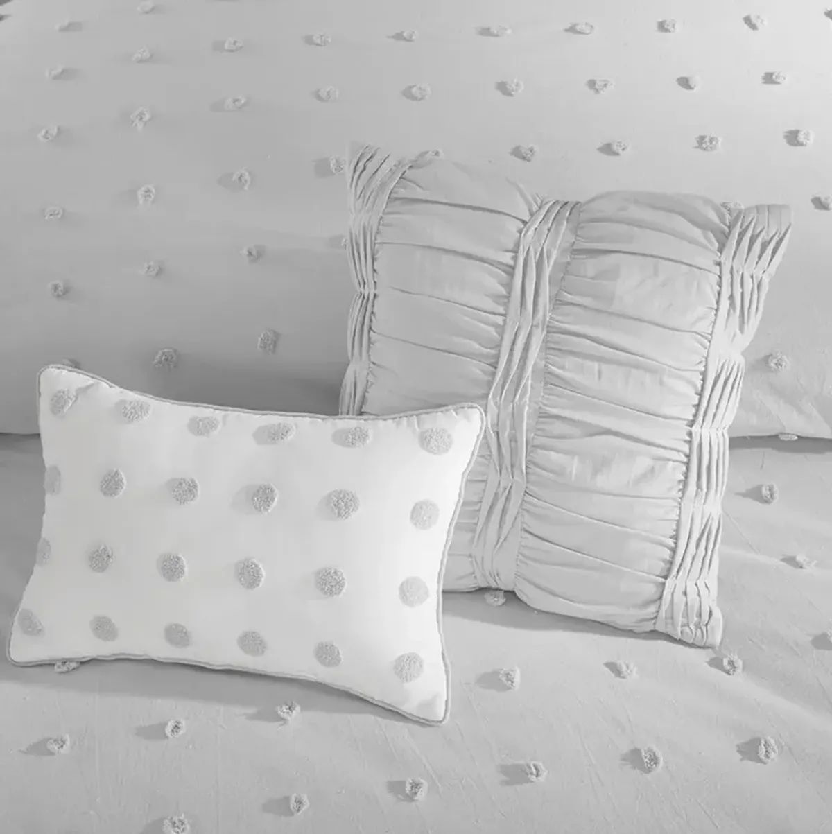 Belen Kox Brooklyn Dot 5-Piece Cotton Duvet Cover Set, Belen Kox