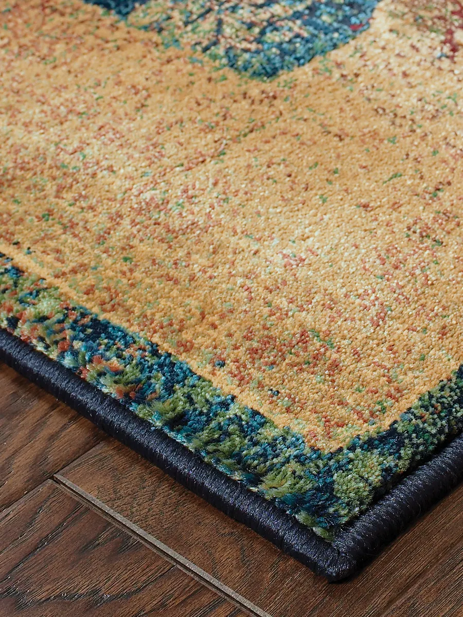 Kharma 2' x 3' Blue Rug