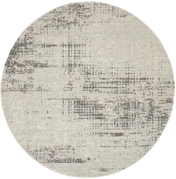 CK950 Rush CK953 Ivory/Beige 6' x Round Rug