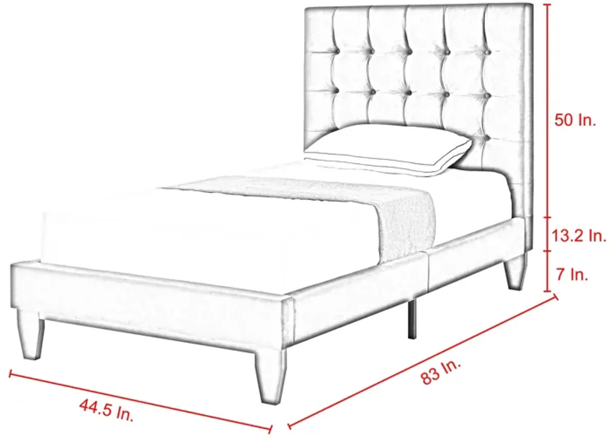 Inspired Home Sabina Platform Bed