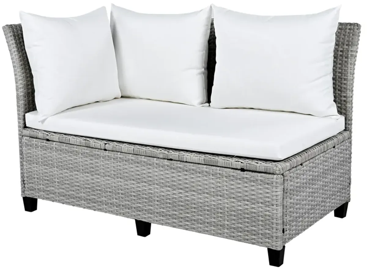 Merax 5-Piece Outdoor Patio Rattan Sofa Set