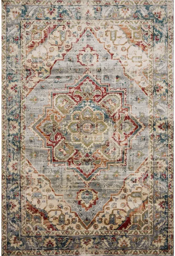 Isadora Oatmeal/Multi 2'0" x 3'0" Accent Rug