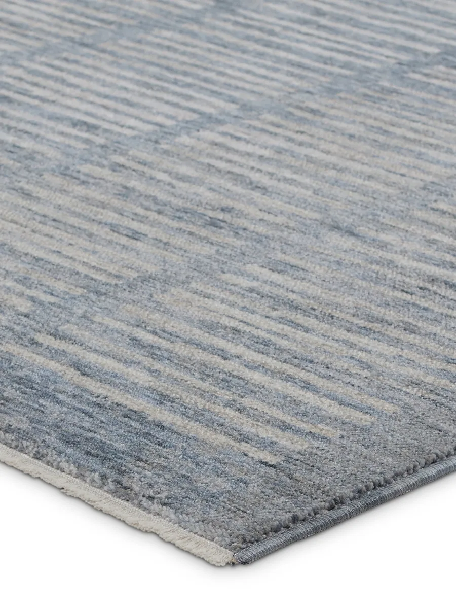 Ballad Dounia Blue 3' x 12' Runner Rug