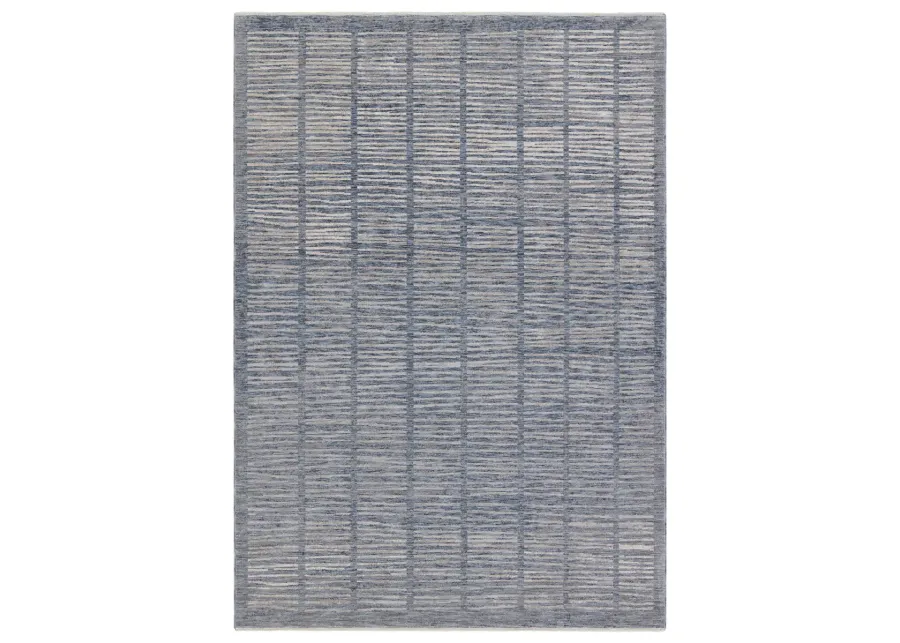 Ballad Dounia Blue 3' x 12' Runner Rug