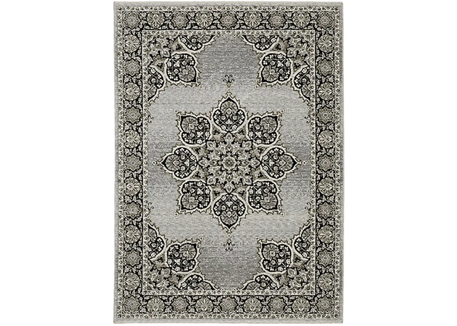 Chamberlain 2'3" x 7'6" Grey Rug