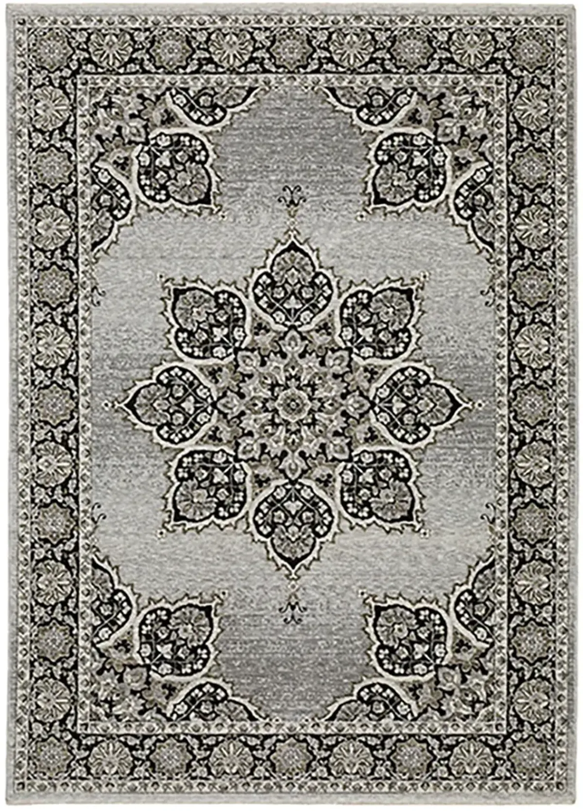 Chamberlain 2'3" x 7'6" Grey Rug