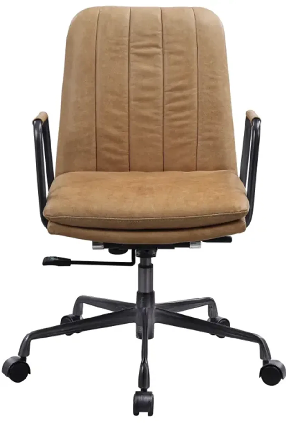 Eclarn Office Chair In Rum Top Grain Leather