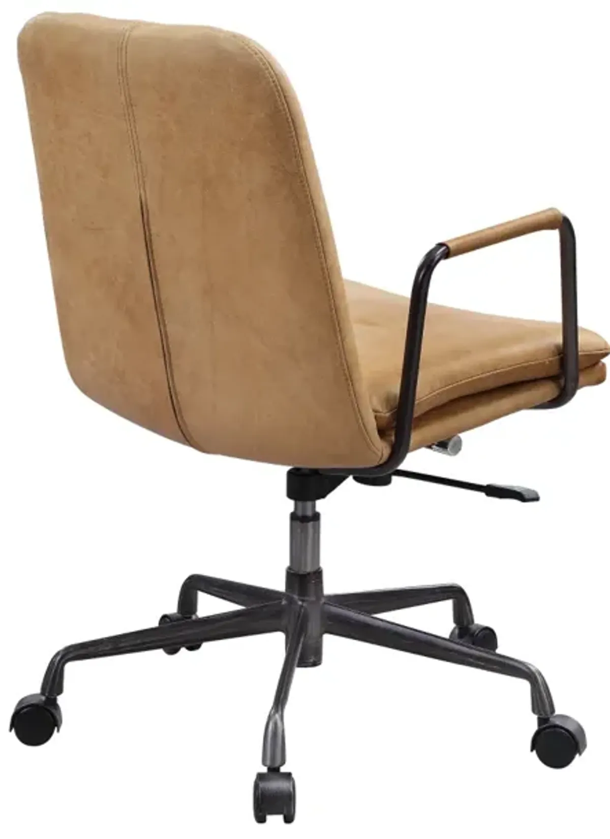 Eclarn Office Chair In Rum Top Grain Leather