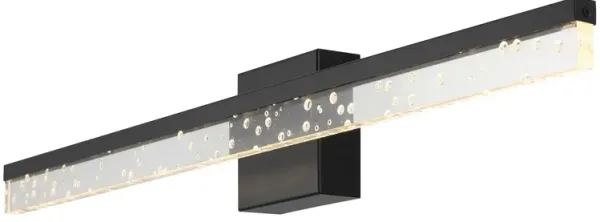 Mario Modern Contemporary Iron/Seeded Acrylic Integrated LED Vanity Light
